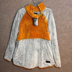 NWT‎ Simply Southern XXL Orange Minky Shirt/Shacket